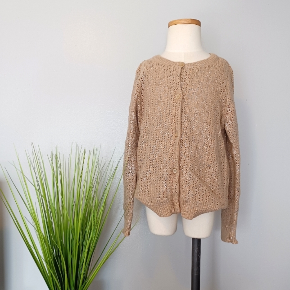 Gymboree Metallic Sweater Cardigan